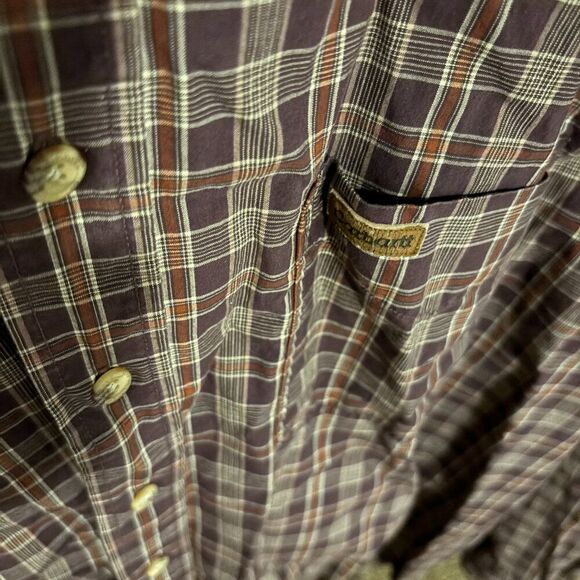 Carhartt Shirt Size XXL Plaid Button Up - Picture 3 of 4